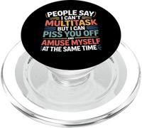 I Can Annoy You and Amuse Myself Simultaneously - PopSockets PopGrip pour MagSafe
