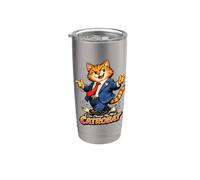I Can Change My Mind! Catrobat humoristique pour chat politique Gobelet isotherme en acier inoxydable double paroi