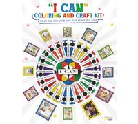 "I CAN" Coloring and Craft Kit: Positive Affirmations and Growth Mindset Activities for Kids | Build Self-Esteem and Confidence While You Color & Create