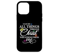 I Can Do All Things Through Christ - Philippians 4:13 Bible Coque pour iPhone 12 Mini