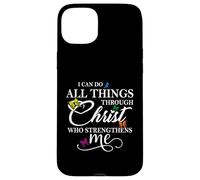 I Can Do All Things Through Christ - Philippians 4:13 Bible Coque pour iPhone 15 Plus