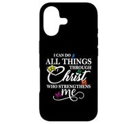 I Can Do All Things Through Christ - Philippians 4:13 Bible Coque pour iPhone 17