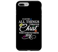 I Can Do All Things Through Christ - Philippians 4:13 Bible Coque pour iPhone 7 Plus/8 Plus
