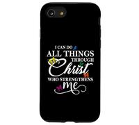 I Can Do All Things Through Christ - Philippians 4:13 Bible Coque pour iPhone SE (2020) / 7/8