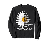 I Can Do All Things Through Christ - Philippians 4:13 Bible Sweatshirt