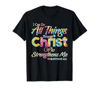 I Can Do All Things Through Christ - Philippians 4:13 Bible T-Shirt