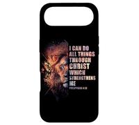 I Can Do All Things Through Christ - Philippians 4:13 Lion Coque pour iPhone Air