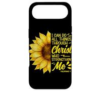 I Can Do All Things Through Christ Tournesol Verse de la Bible Coque pour iPhone Air