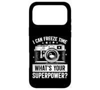 I Can Freeze Time Whats Your Superpower Photographie Amusante Coque pour iPhone 17 Pro Max