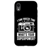 I Can Freeze Time Whats Your Superpower Photographie Amusante Coque pour iPhone XR