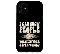 I Can Grow People What's Your Superpower Baby Shower Coque pour iPhone 11