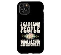 I Can Grow People What's Your Superpower Baby Shower Coque pour iPhone 11 Pro