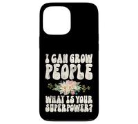 I Can Grow People What's Your Superpower Baby Shower Coque pour iPhone 13 Pro Max