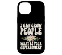 I Can Grow People What's Your Superpower Baby Shower Coque pour iPhone 14