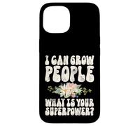 I Can Grow People What's Your Superpower Baby Shower Coque pour iPhone 15
