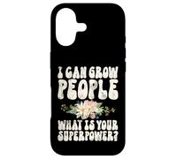 I Can Grow People What's Your Superpower Baby Shower Coque pour iPhone 17