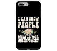 I Can Grow People What's Your Superpower Baby Shower Coque pour iPhone 7 Plus/8 Plus