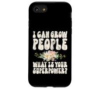 I Can Grow People What's Your Superpower Baby Shower Coque pour iPhone SE (2020) / 7/8