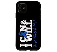 I Can & I Will Beat Colon Cancer Warrior Just Watch Me Coque pour iPhone 11