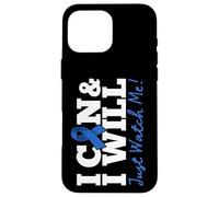 I Can & I Will Beat Colon Cancer Warrior Just Watch Me Coque pour iPhone 16 Pro Max