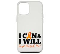 I Can & I Will Beat Leukemia Cancer Warrior Just Watch Me Coque pour iPhone 12/12 Pro