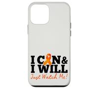 I Can & I Will Beat Leukemia Cancer Warrior Just Watch Me Coque pour iPhone 12 Mini