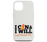 I Can & I Will Beat Leukemia Cancer Warrior Just Watch Me Coque pour iPhone 13
