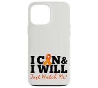 I Can & I Will Beat Leukemia Cancer Warrior Just Watch Me Coque pour iPhone 13 Pro Max