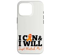 I Can & I Will Beat Leukemia Cancer Warrior Just Watch Me Coque pour iPhone 16 Pro