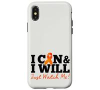 I Can & I Will Beat Leukemia Cancer Warrior Just Watch Me Coque pour iPhone X/XS