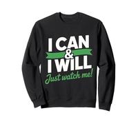 I Can & I Will Beat Lymphome Cancer Warrior Just Watch-Me Sweatshirt