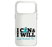 I Can & I Will Beat Ovarian Cancer Warrior Just Watch Me Coque pour iPhone 17 Pro Max
