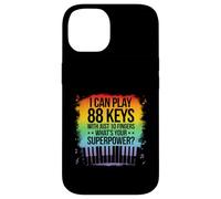 I Can Play 88 Touches Piano Jazz Musique Clavier Player Compositeur Coque pour iPhone 14