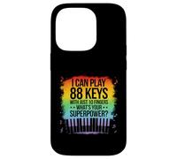 I Can Play 88 Touches Piano Jazz Musique Clavier Player Compositeur Coque pour iPhone 14 Pro