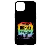 I Can Play 88 Touches Piano Jazz Musique Clavier Player Compositeur Coque pour iPhone 15 Plus