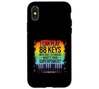 I Can Play 88 Touches Piano Jazz Musique Clavier Player Compositeur Coque pour iPhone X/XS