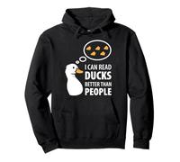 I Can Read Canards Hunter Duck Hunting Lover Duck Season Sweat à Capuche