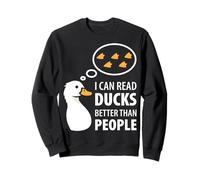 I Can Read Canards Hunter Duck Hunting Lover Duck Season Sweatshirt