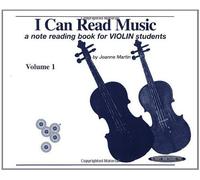 I Can Read Music: A Note Reading Book for Violin Students (Volume 1) by Martin, Joanne (1991) Spiral-bound