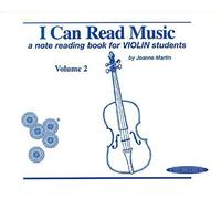 I Can Read Music, Vol 2: A Note Reading Book for Violin Students by Martin, Joanne (1999) Spiral-bound
