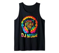I Can’T Hear You I’M in DJ Mode Tie-Dye Headphones Graphic Débardeur