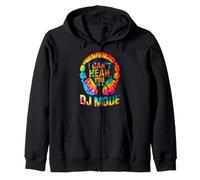 I Can’T Hear You I’M in DJ Mode Tie-Dye Headphones Graphic Sweat à Capuche