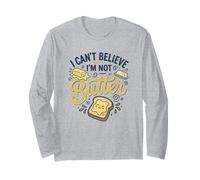 I Can't Believe I'm Not Butter Funny Cute Food Manche Longue