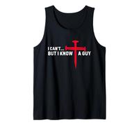 I Can't But Know A Guy Jesus Croix Rouge Funny Christian Débardeur