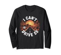 I Can't Drive 55 Funny 55th Birthday Party Fathers Day Manche Longue