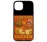 I Can't Eat Gluten It Makes My Tummy Tummy Hurt Allergy Celiaque Fun Coque pour iPhone 15 Plus