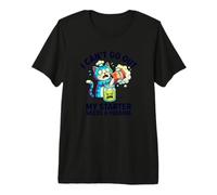 I Cant Go Out Sourdough Starter Baker Cat Humour T-Shirt Haut de Gamme