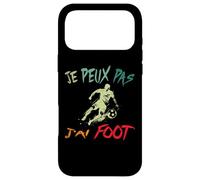 I Can't Have Football Football Footballer Player Fans Funny Coque pour iPhone 17 Pro Max