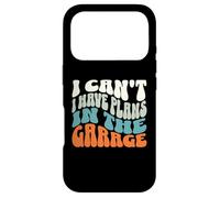 I Can't I Have Plans in The Garage Mechanic Car Amateur Coque pour iPhone 17 Pro