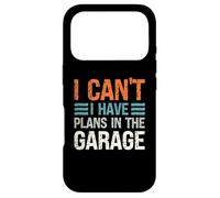 I Can't I Have Plans in The Garage Mechanic Car Amateur Coque pour iPhone 17 Pro